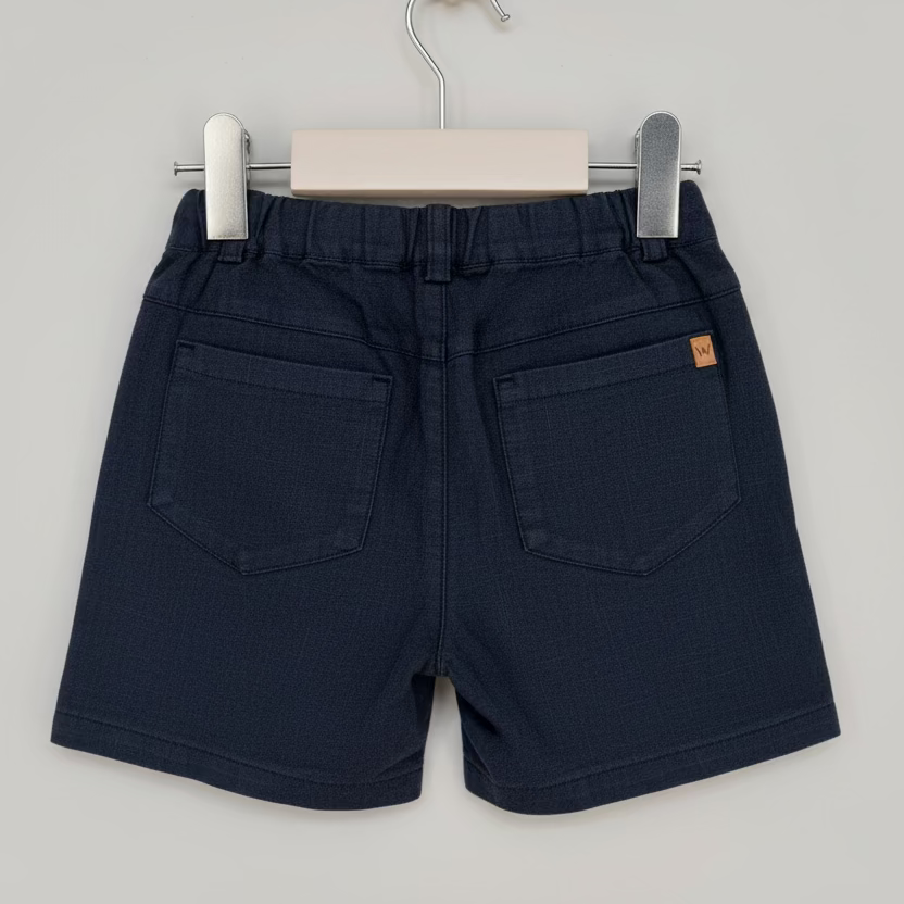 Pantaloncini di lino Blu Navy per bambini