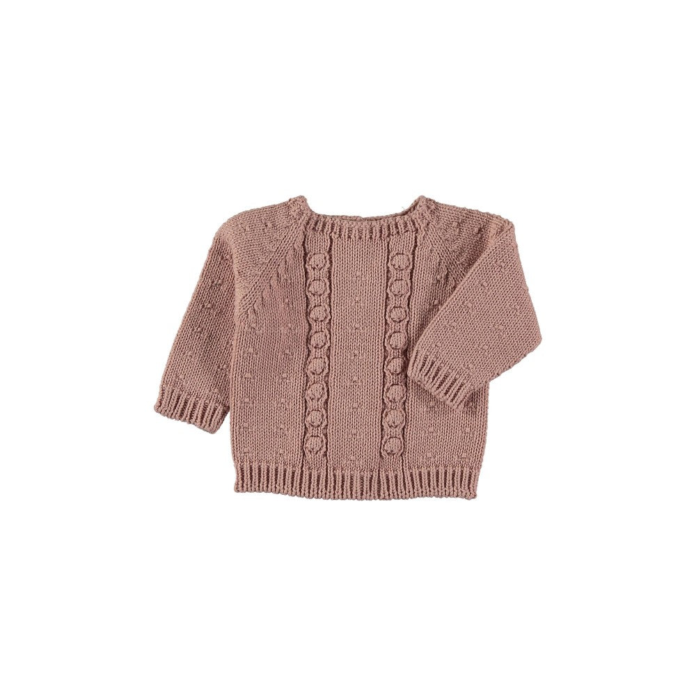 Cardigan/maglioncino Wendy di LI&ME in cotone pesante - Be Brave Boutique