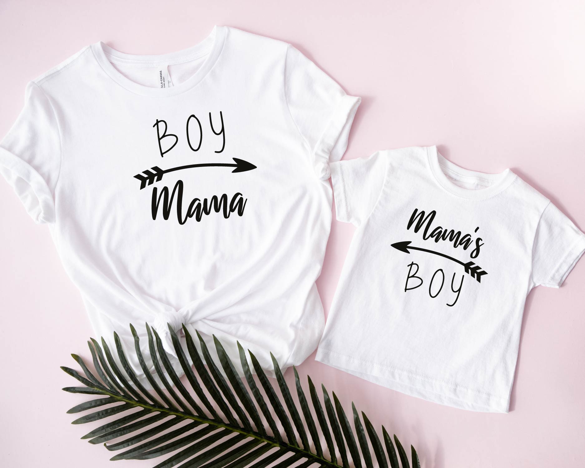 Coppia di Tshirt Boy Mama e Mama's Boy - Be Brave Boutique