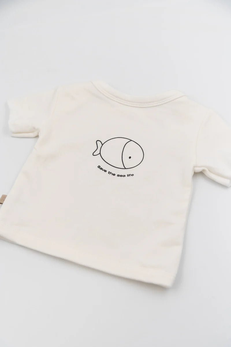 T-shirt a maniche corte con stampa - OFFWHITE 111 - Be Brave Boutique