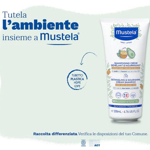 Shampoo Balsamo nutriente e districante Mustela - Be Brave Boutique