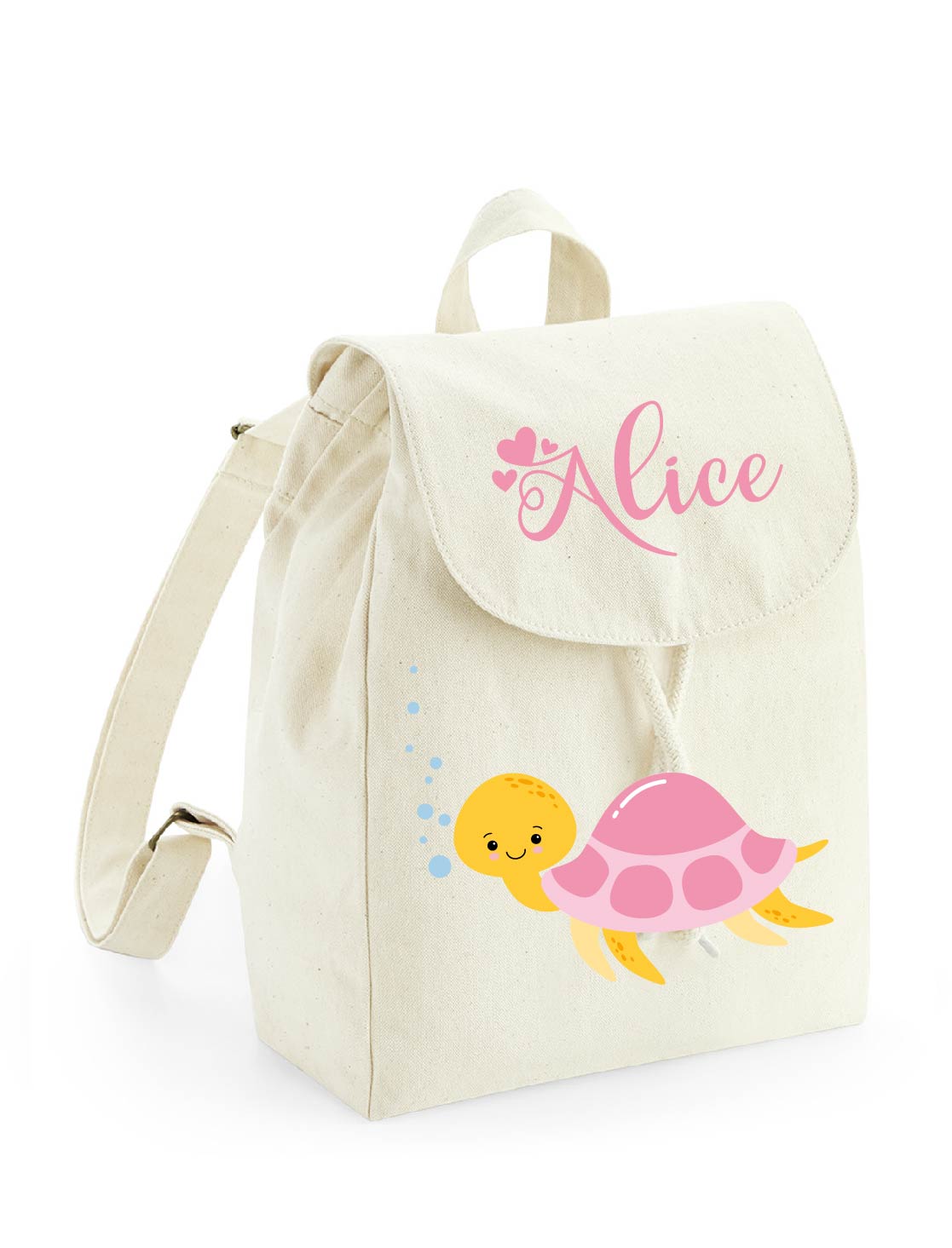 Mini Zaino in cotone Tartaruga Marina - Be Brave Boutique