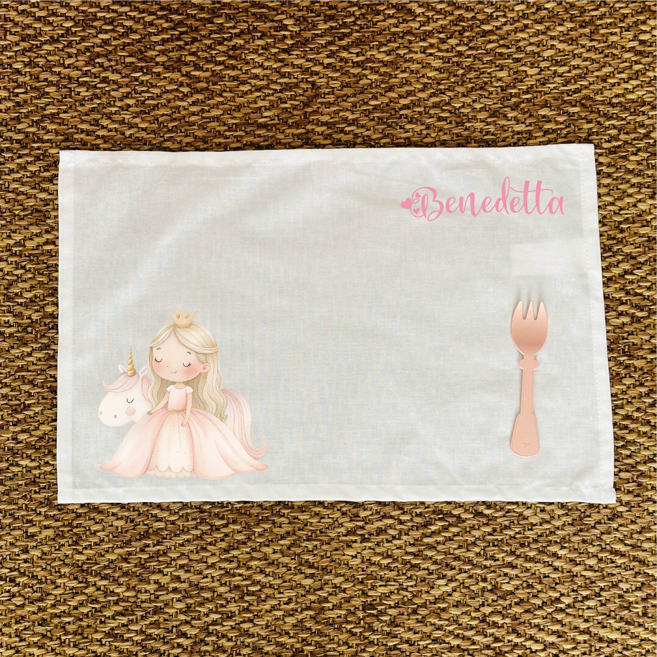 Tovaglietta pranzo Principessa Unicorno - Be Brave Boutique