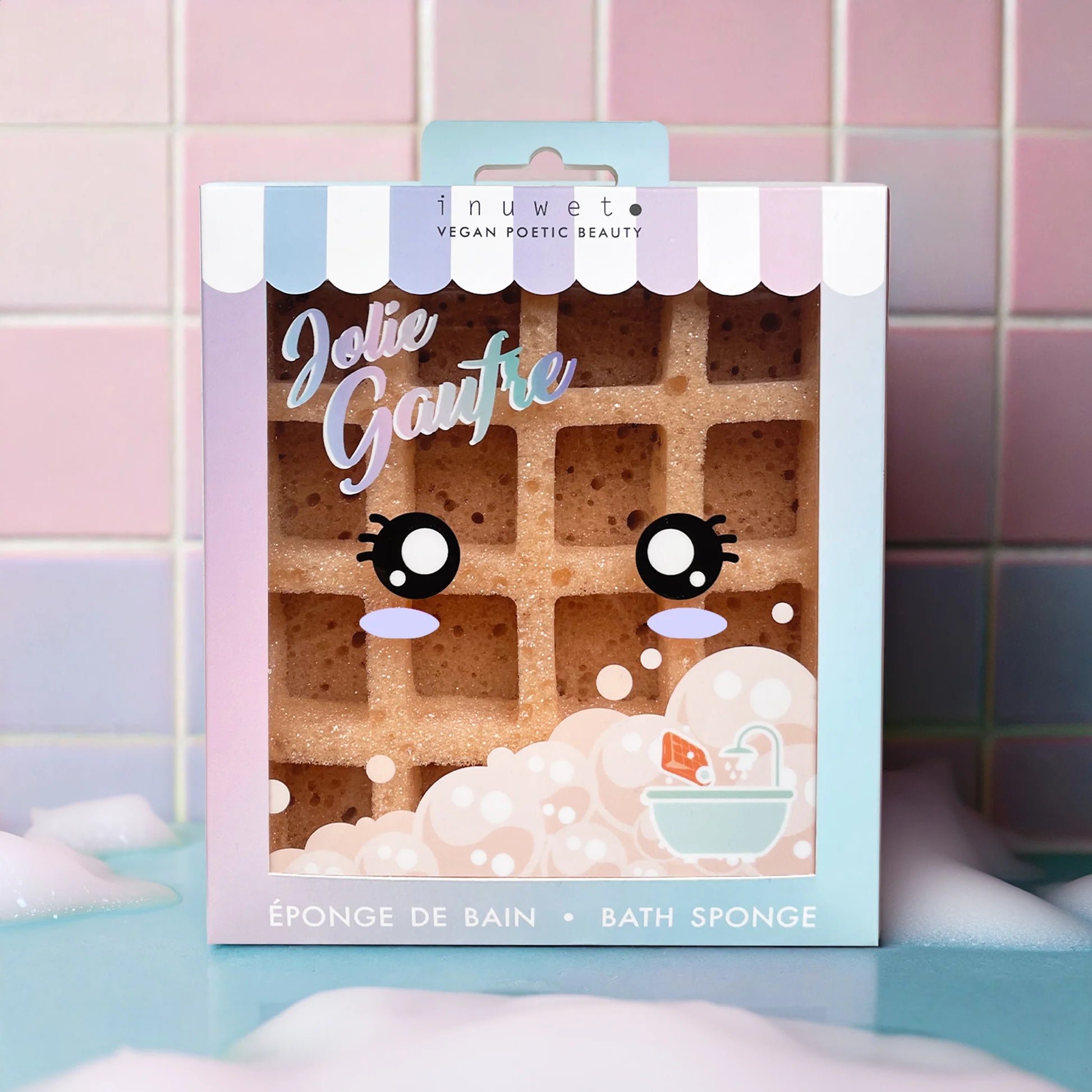 Spugna da doccia a nido d'ape