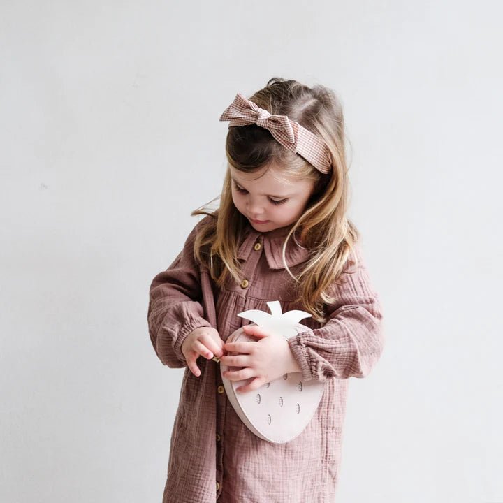 Fascia per capelli con fiocco percalle - Be Brave Boutique