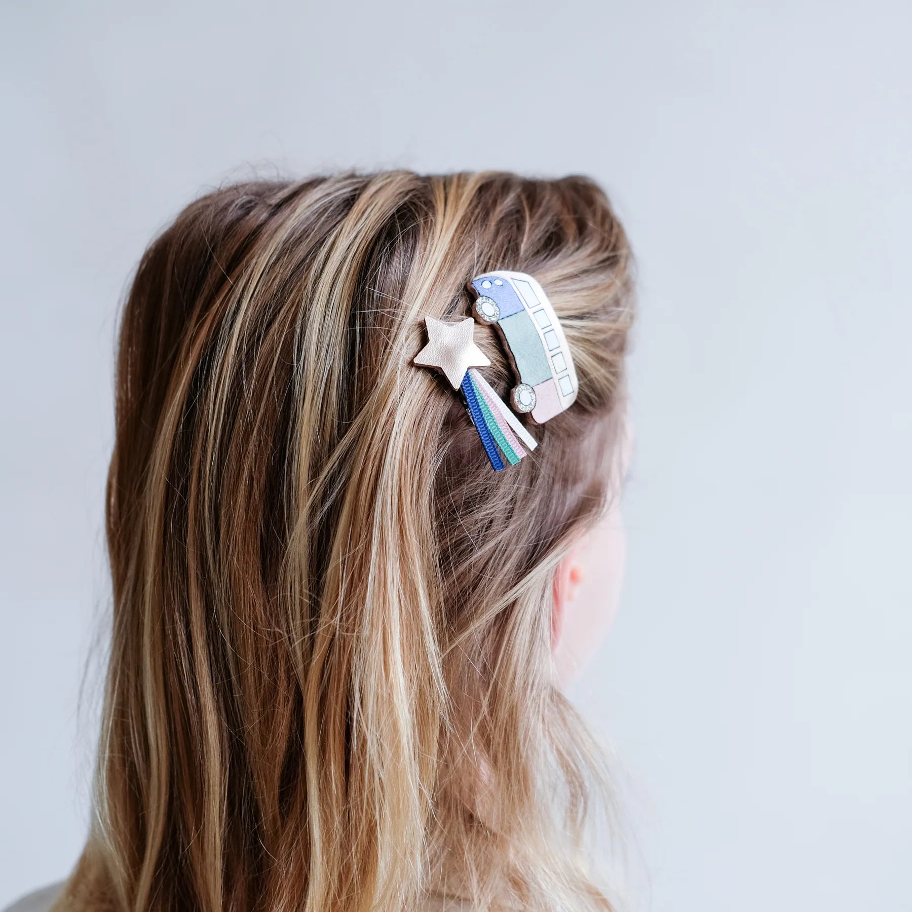 Clip Campervan e stelle - Be Brave Boutique