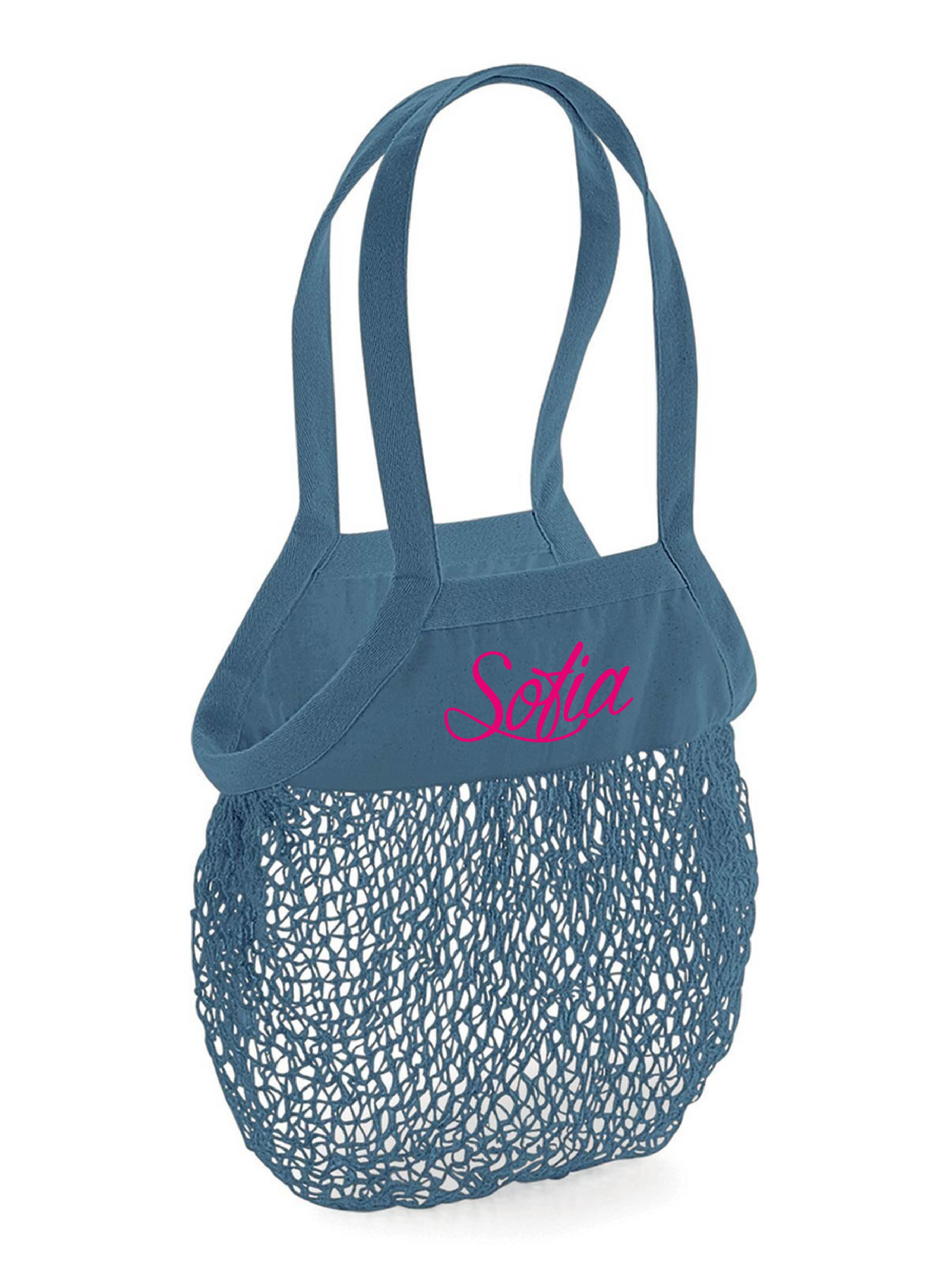 Borsa porta giochi da spiaggia in cotone organico personalizzabile - Be Brave Boutique