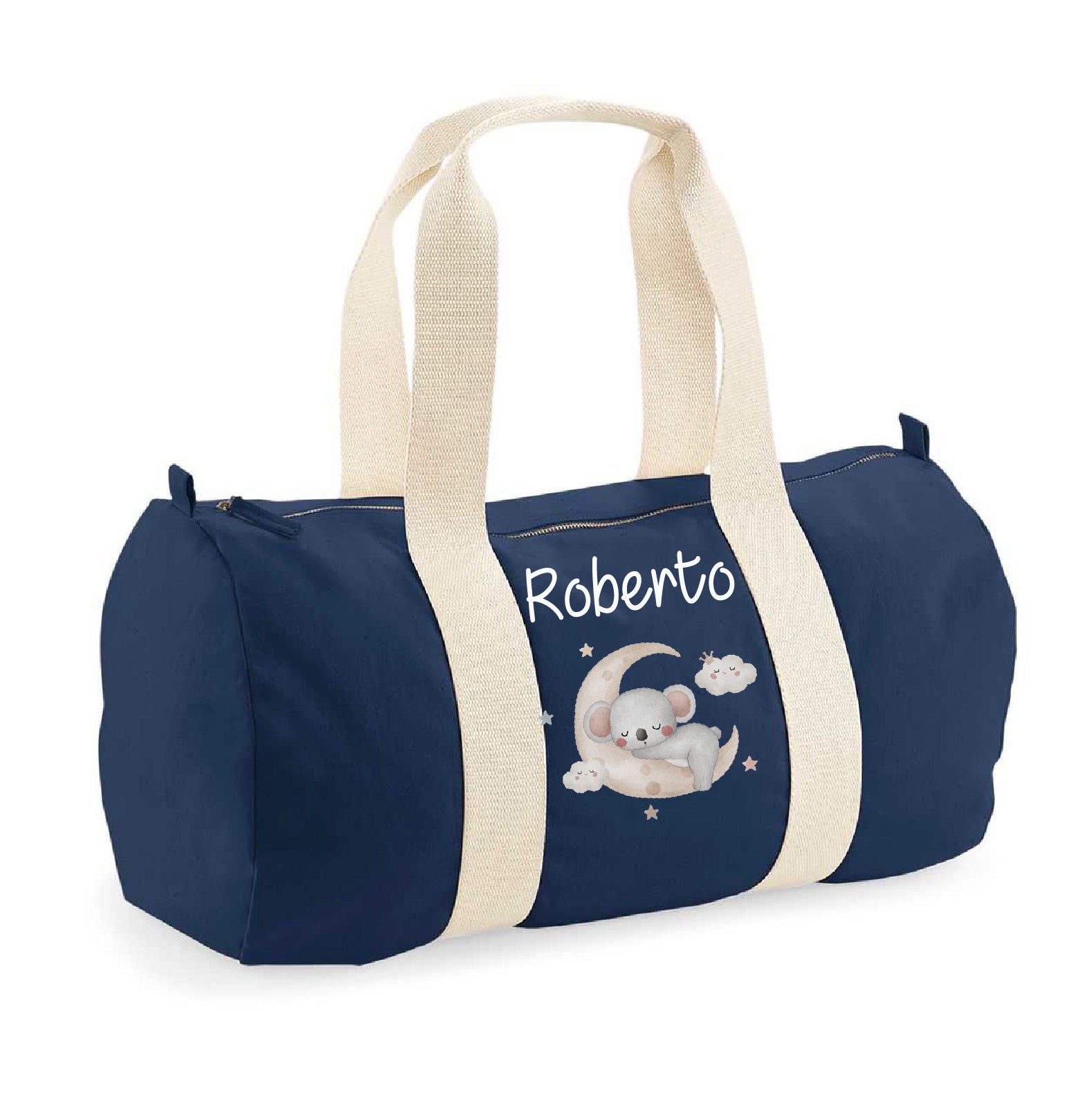 Borsone Nascita Personalizzato in Cotone Koala Luna