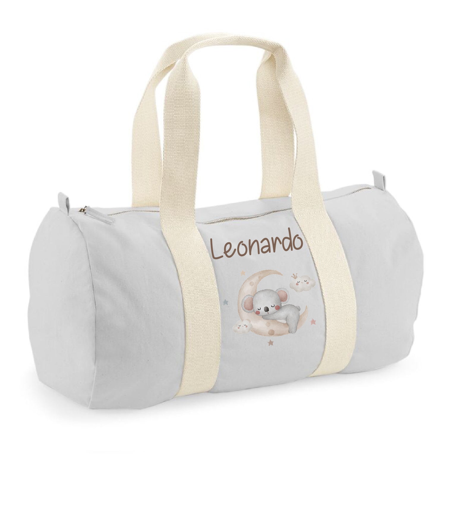 Borsone Nascita Personalizzato in Cotone Koala Luna
