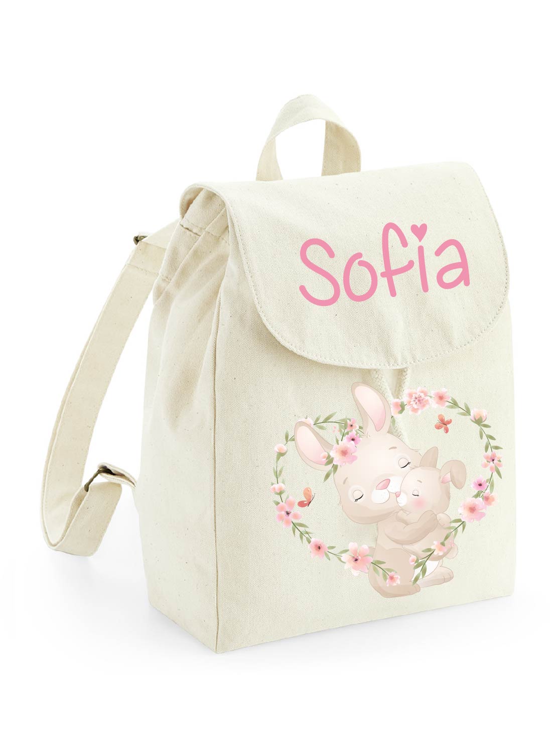 Mini Zaino in cotone Dolce coniglietto - Be Brave Boutique