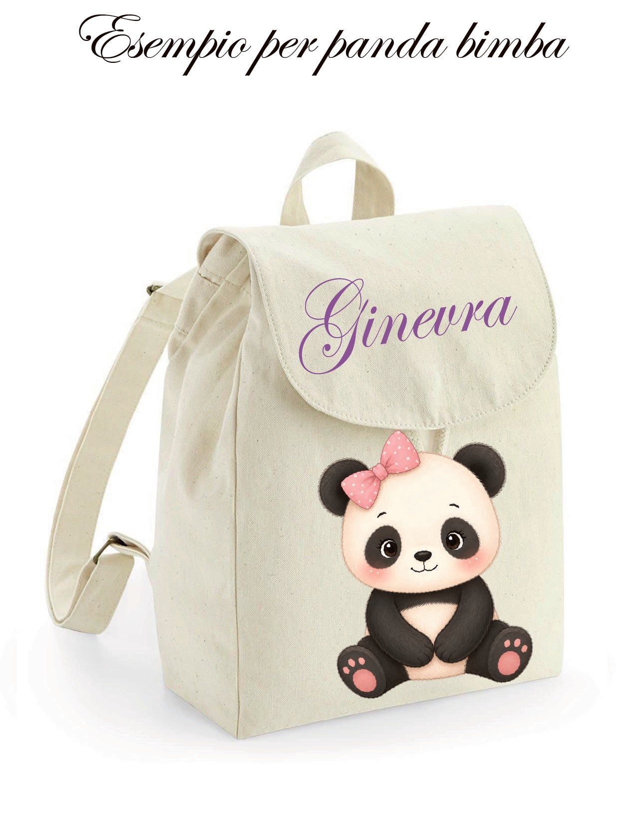Zaino Asilo Bambino Personalizzato – Mini Zainetto con Nome e Stampa da concordare