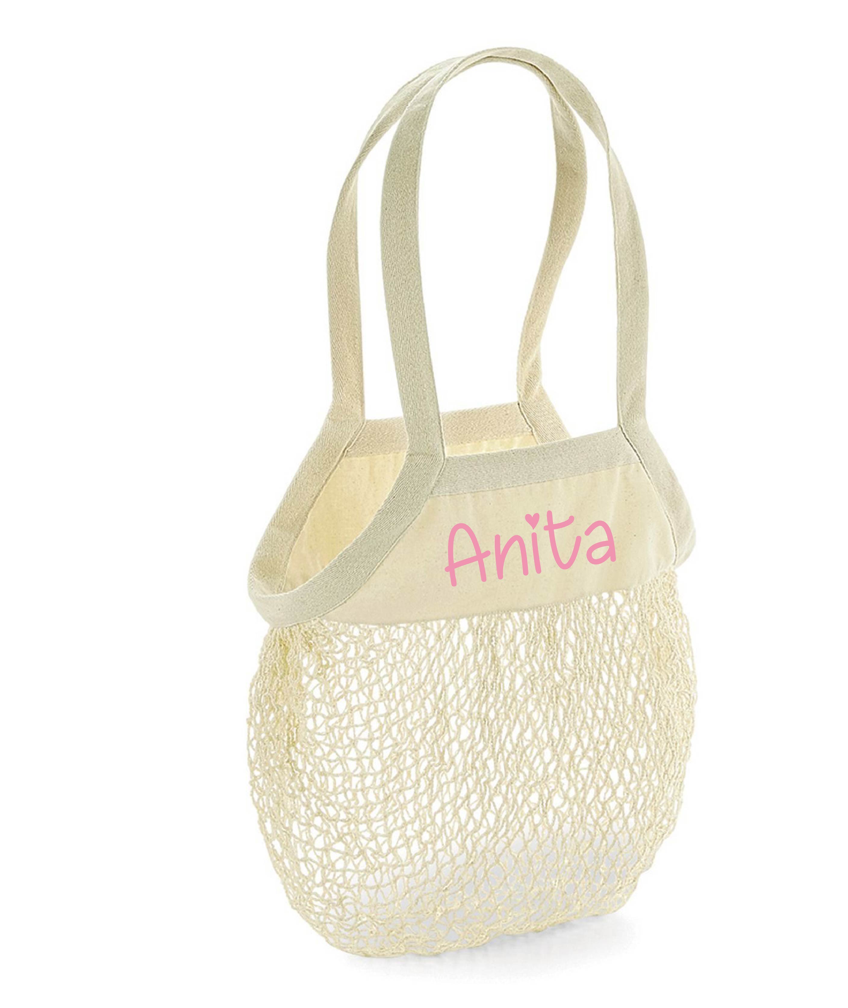 Borsa porta giochi da spiaggia in cotone organico personalizzabile - Be Brave Boutique