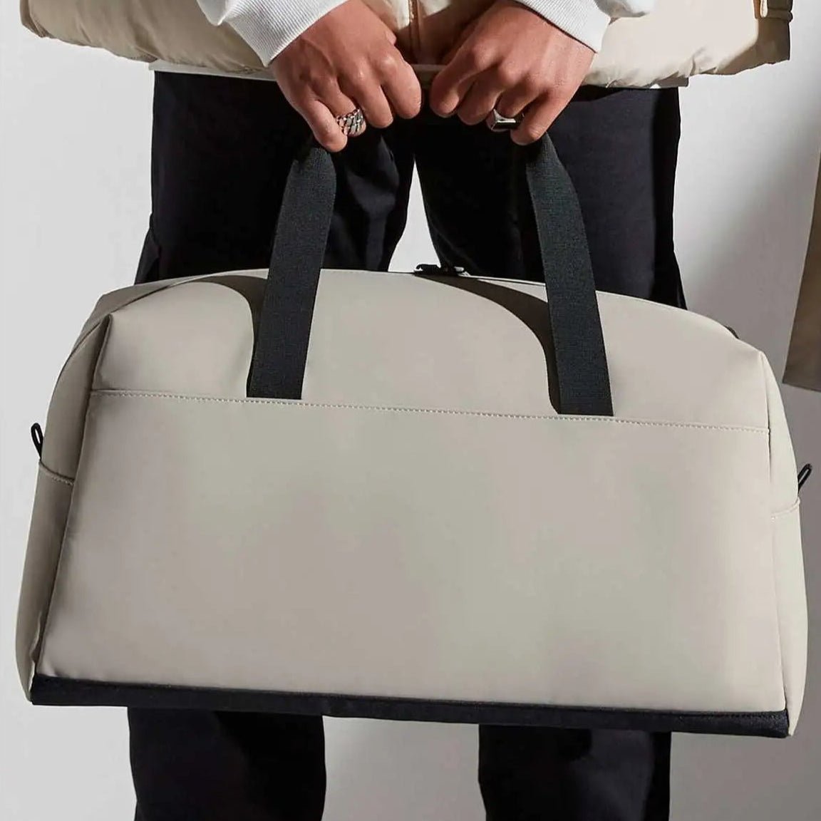 Borsone in materiale riciclato idrorepellente Grigio - Be Brave Boutique