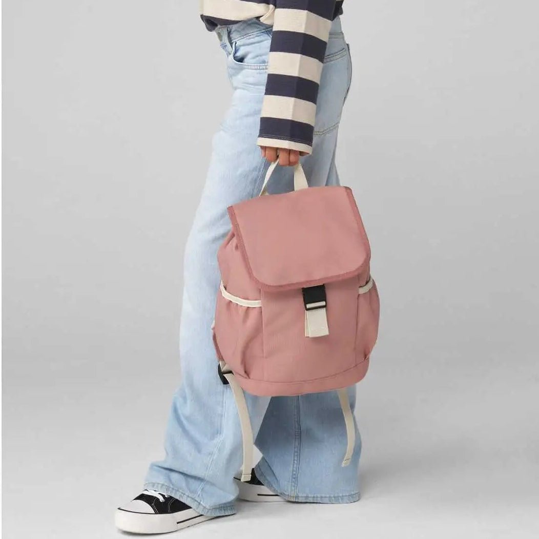 Zaino Rosa per Bambini/Ragazzi personalizzabile con tasche laterali