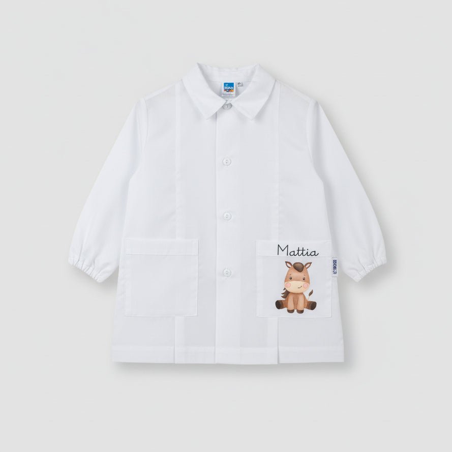 Grembiule Siggi Personalizzabile con nome e Baby Horse - Be Brave Boutique