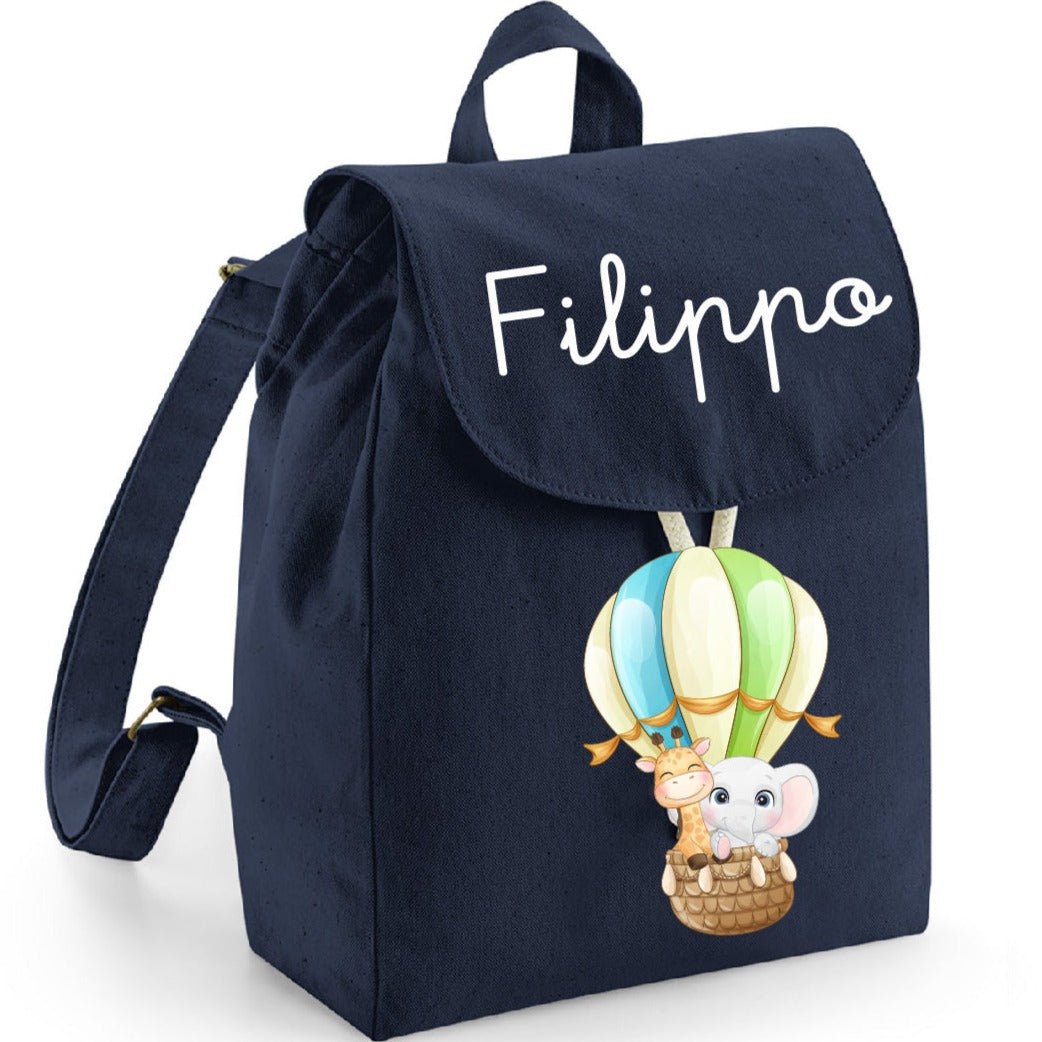 Mini Zaino in cotone Mongolfiera - Be Brave Boutique