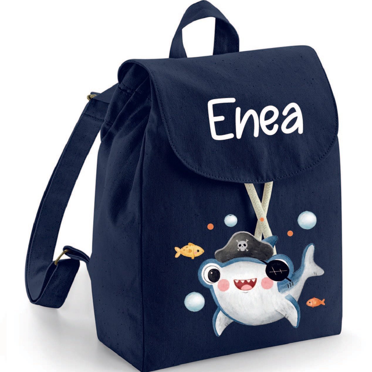 Mini Zaino in cotone Baby Shark - Be Brave Boutique