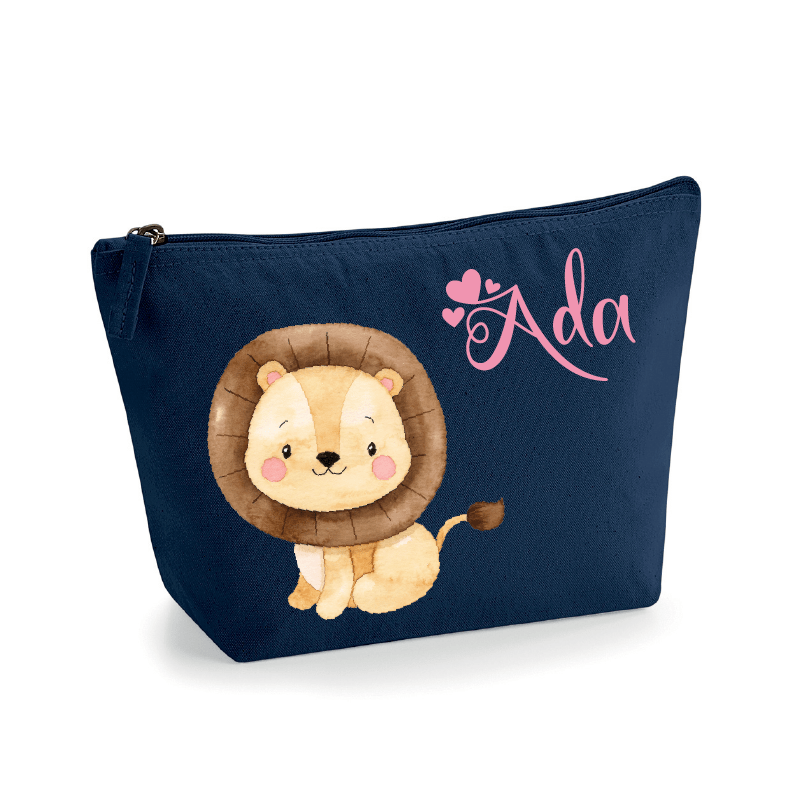 Pochette in cotone organico personalizzabile Leone Cucciolo - Be Brave Boutique