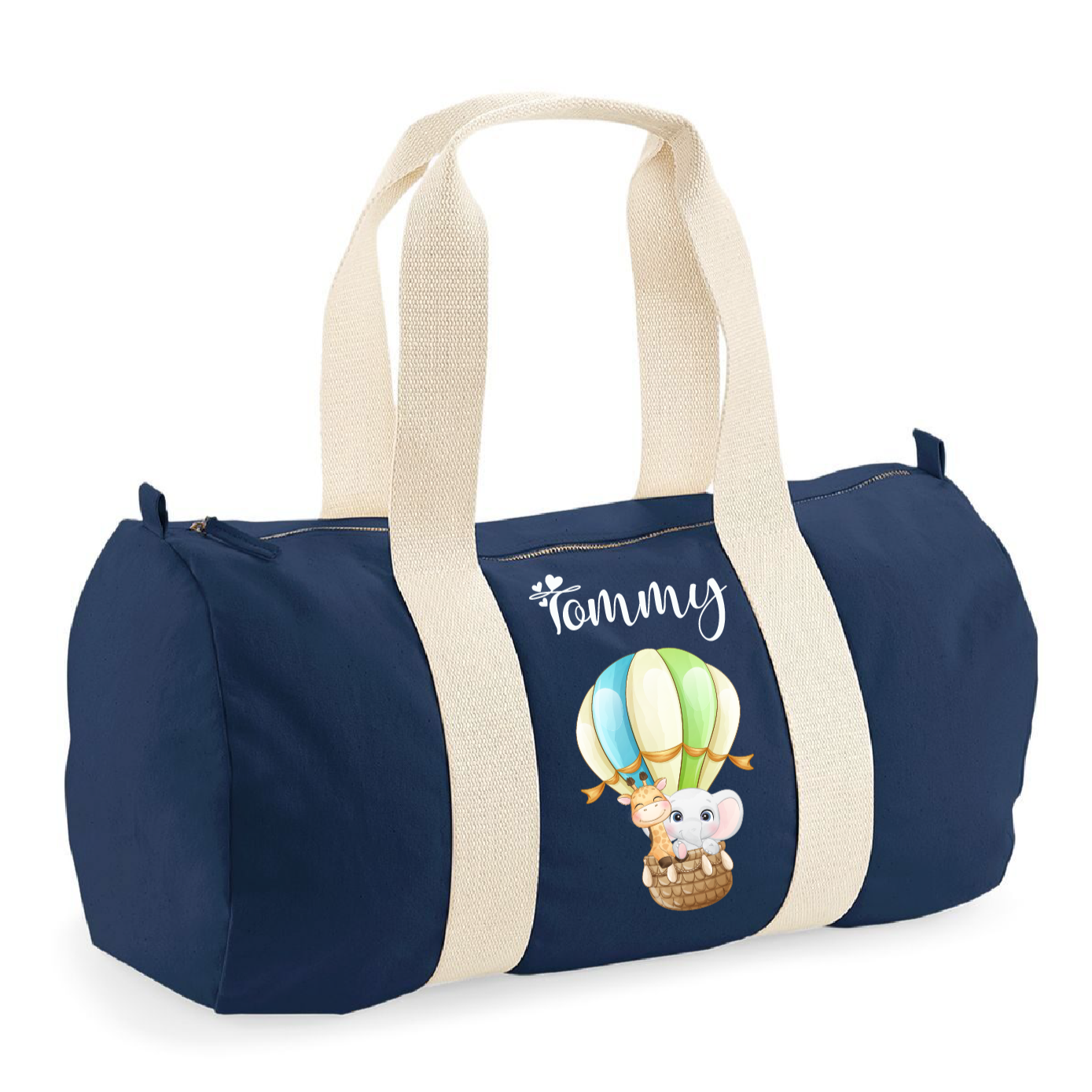 Borsone bambini in cotone organico Canvas Mongolfiera - Be Brave Boutique