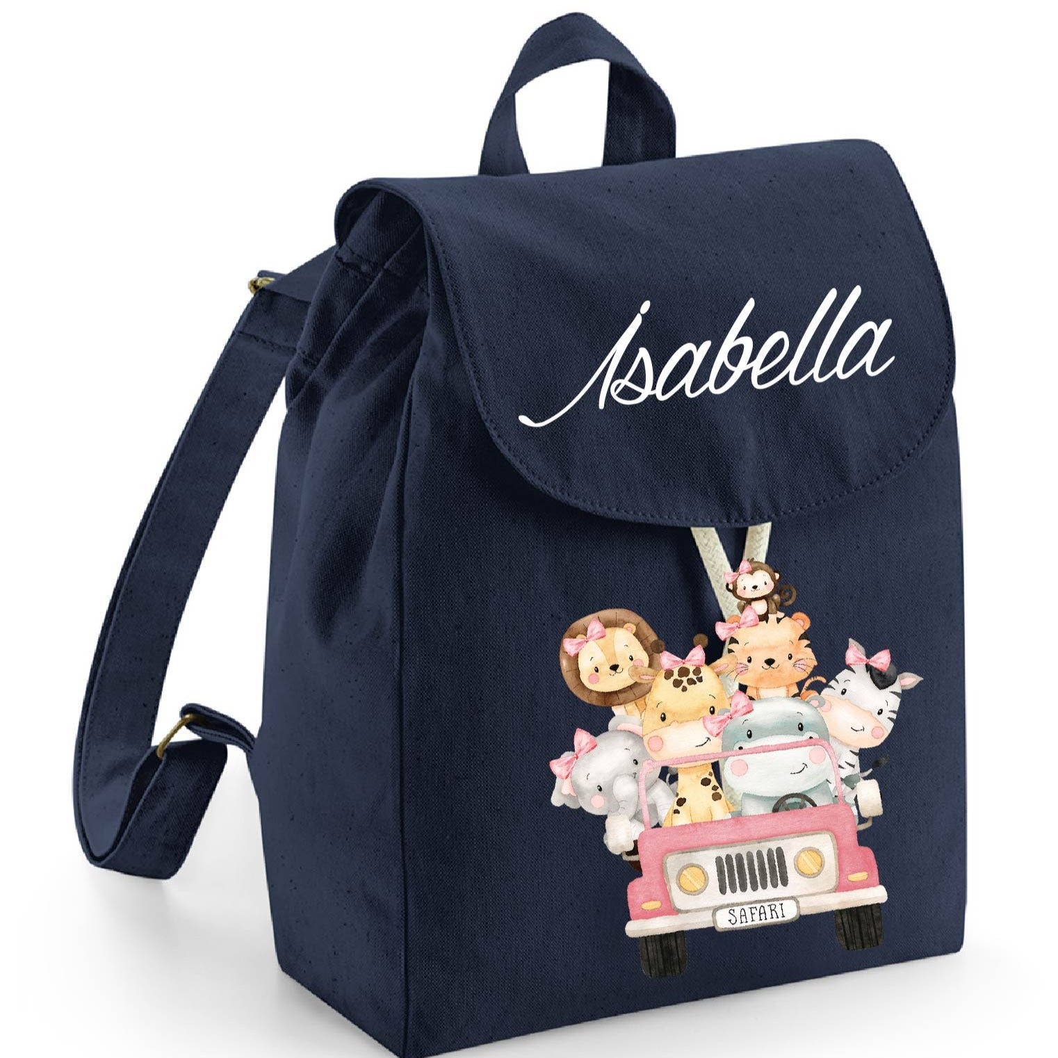 Mini Zaino in cotone Safari Rosa - Be Brave Boutique