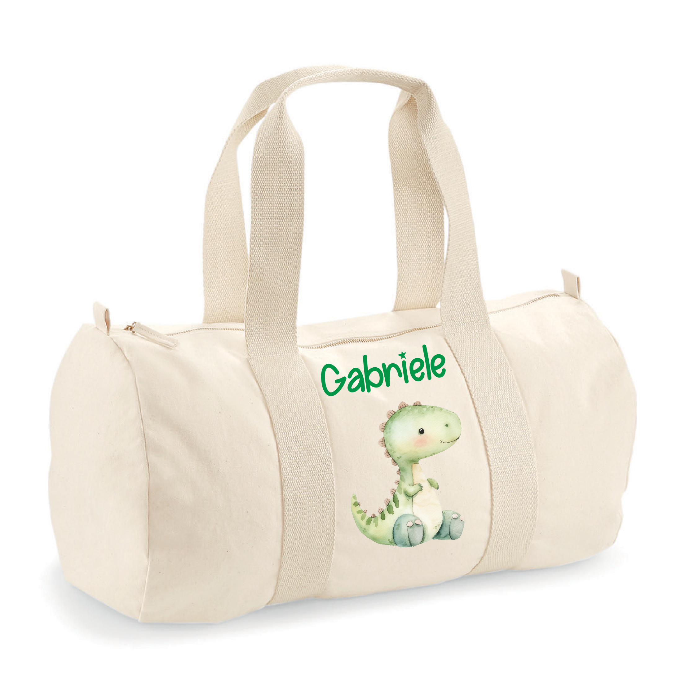 Borsone in cotone Personalizzabile Dinosauro