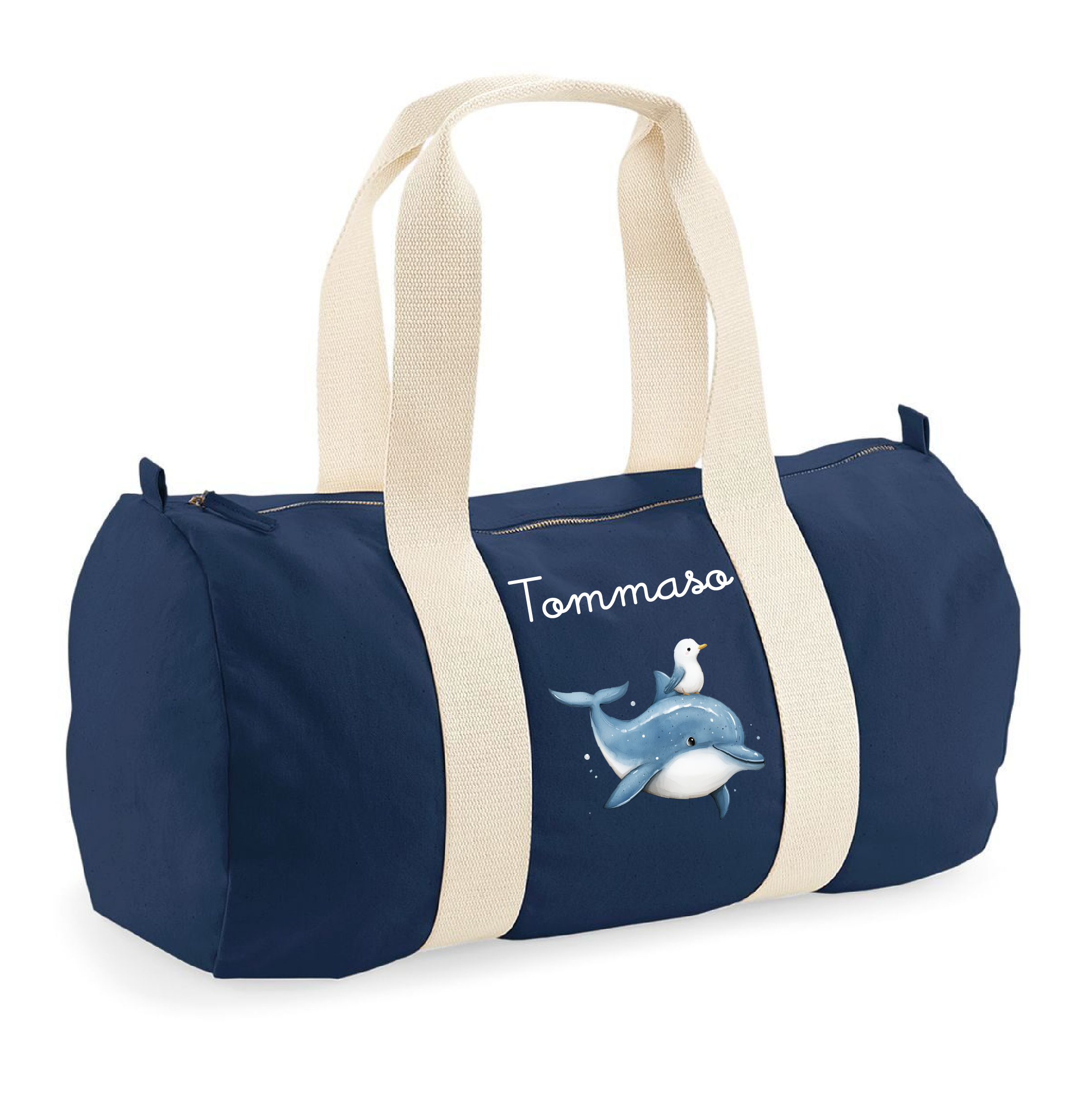 Borsone per bambini personalizzabile Dolce Delfino
