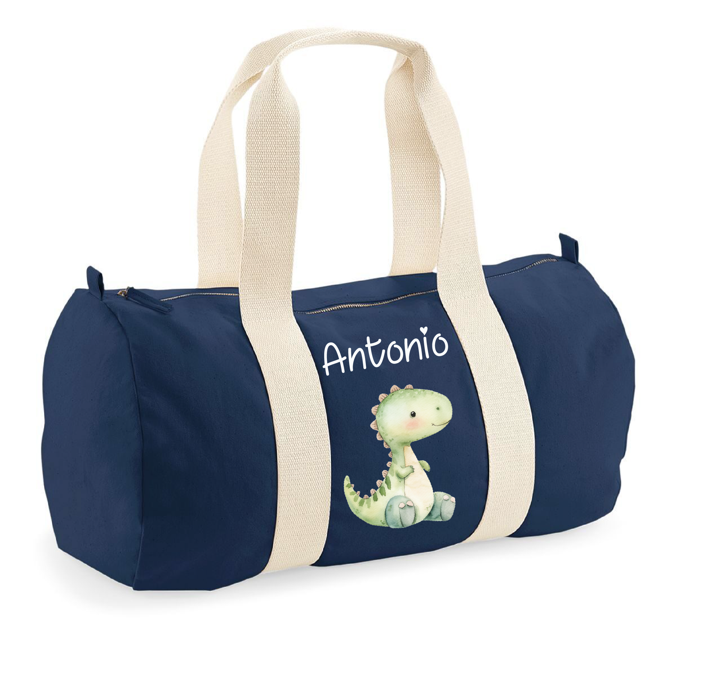 Borsone in cotone Personalizzabile Dinosauro