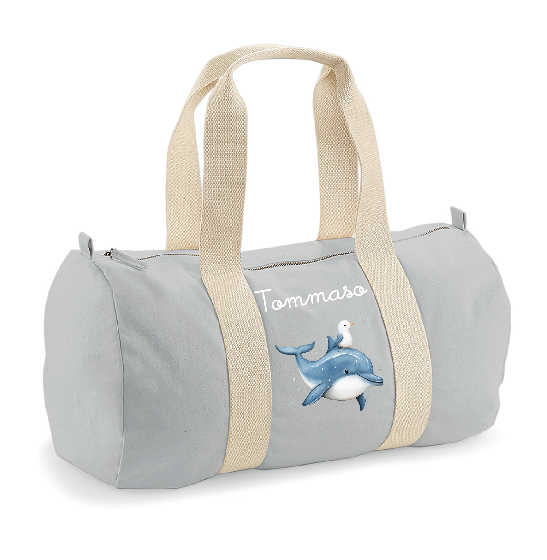 Borsone per bambini personalizzabile Dolce Delfino