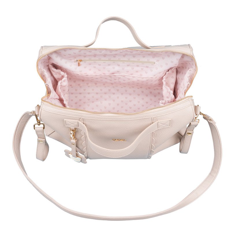 Borsa passeggio c/fasciatoio Beige Nanan con omaggio - Be Brave Boutique