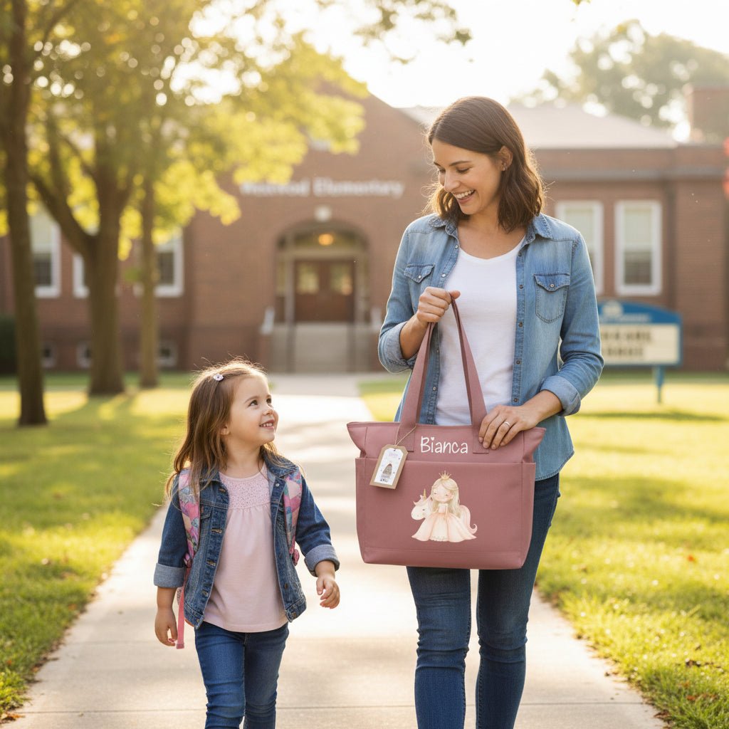 Borsa Mamma EasyMum – pratica, leggera e sempre con te Principessa Unicorno - Be Brave Boutique