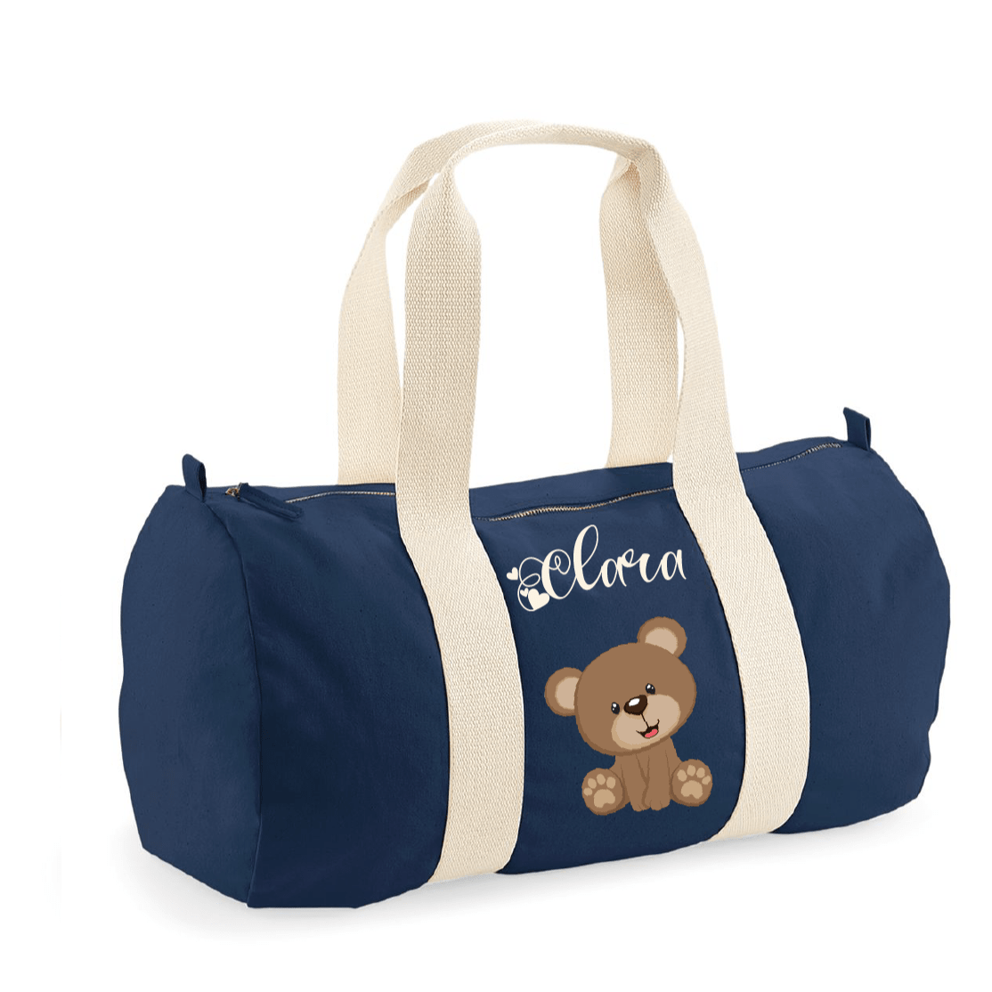 Borsone Nascita Personalizzato in Cotone Orsetto