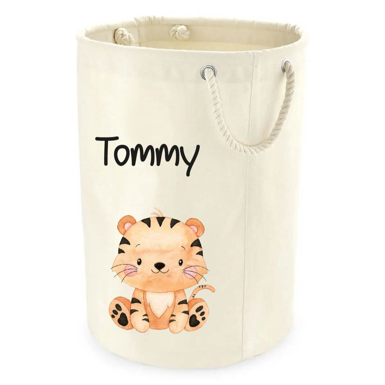 Cesta Porta giochi personalizzabile Tigrotto - Be Brave Boutique