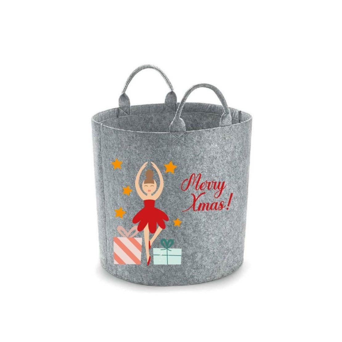 Cesta in feltro multiuso 40x40 Ballerina/Schiaccianoci - Be Brave Boutique