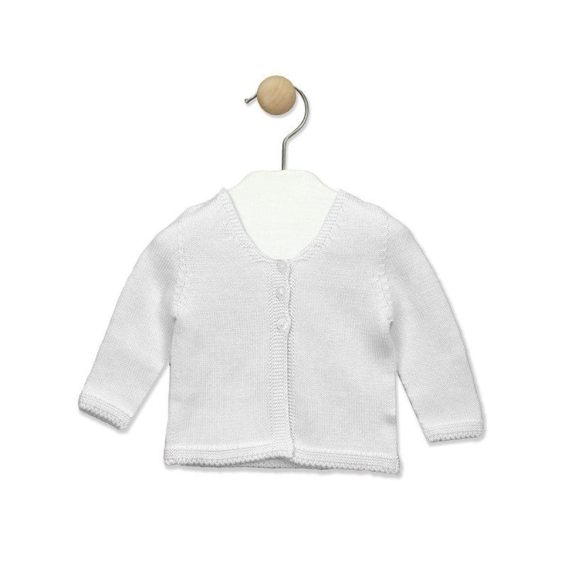 Cardigan in filo Bianco - Be Brave Boutique
