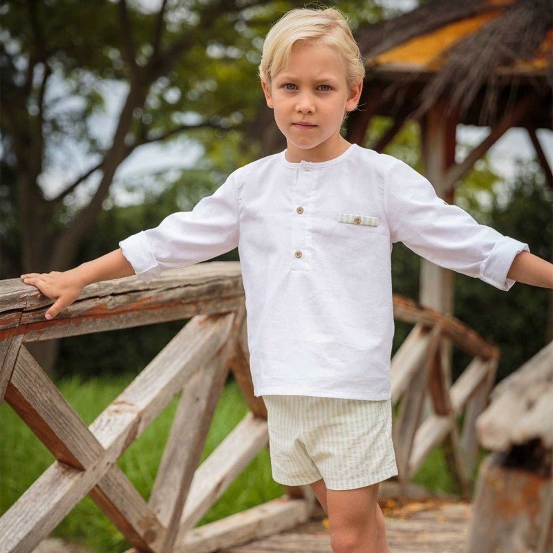 Completo Bimbo pantaloncino e camicia - Be Brave Boutique