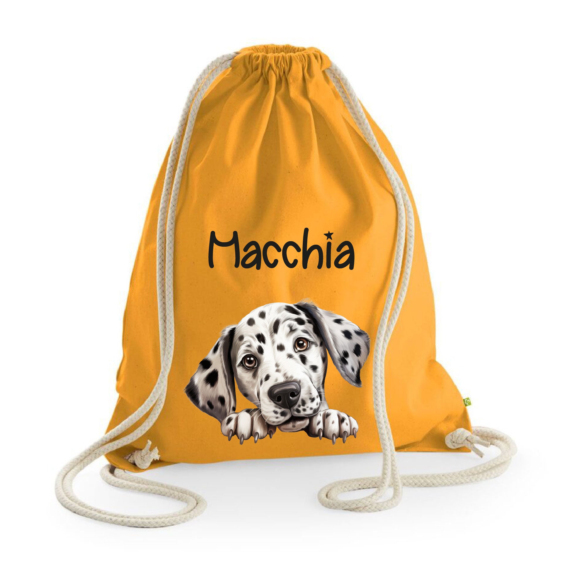 Sacca porta oggetti personalizzata cani Dalmata - Be Brave Boutique