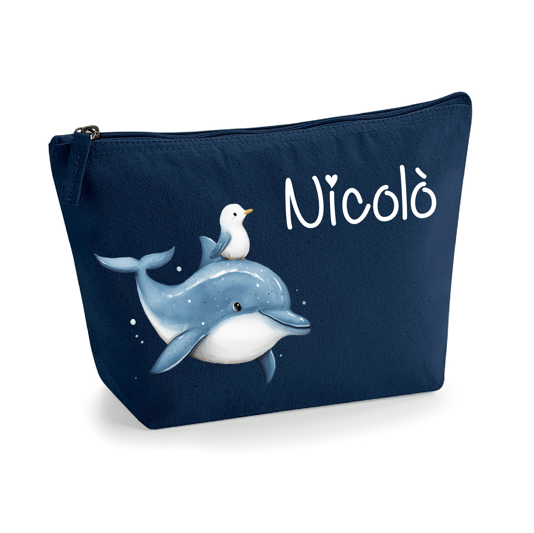 Pochette Neonato Personalizzata con Nome – Beauty Bambino Dolce Delfino