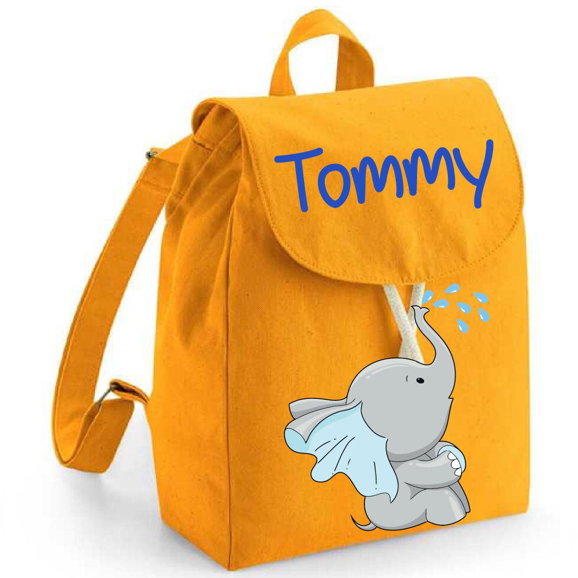 Mini Zaino per bambini in cotone Elefantino Gocce - Be Brave Boutique