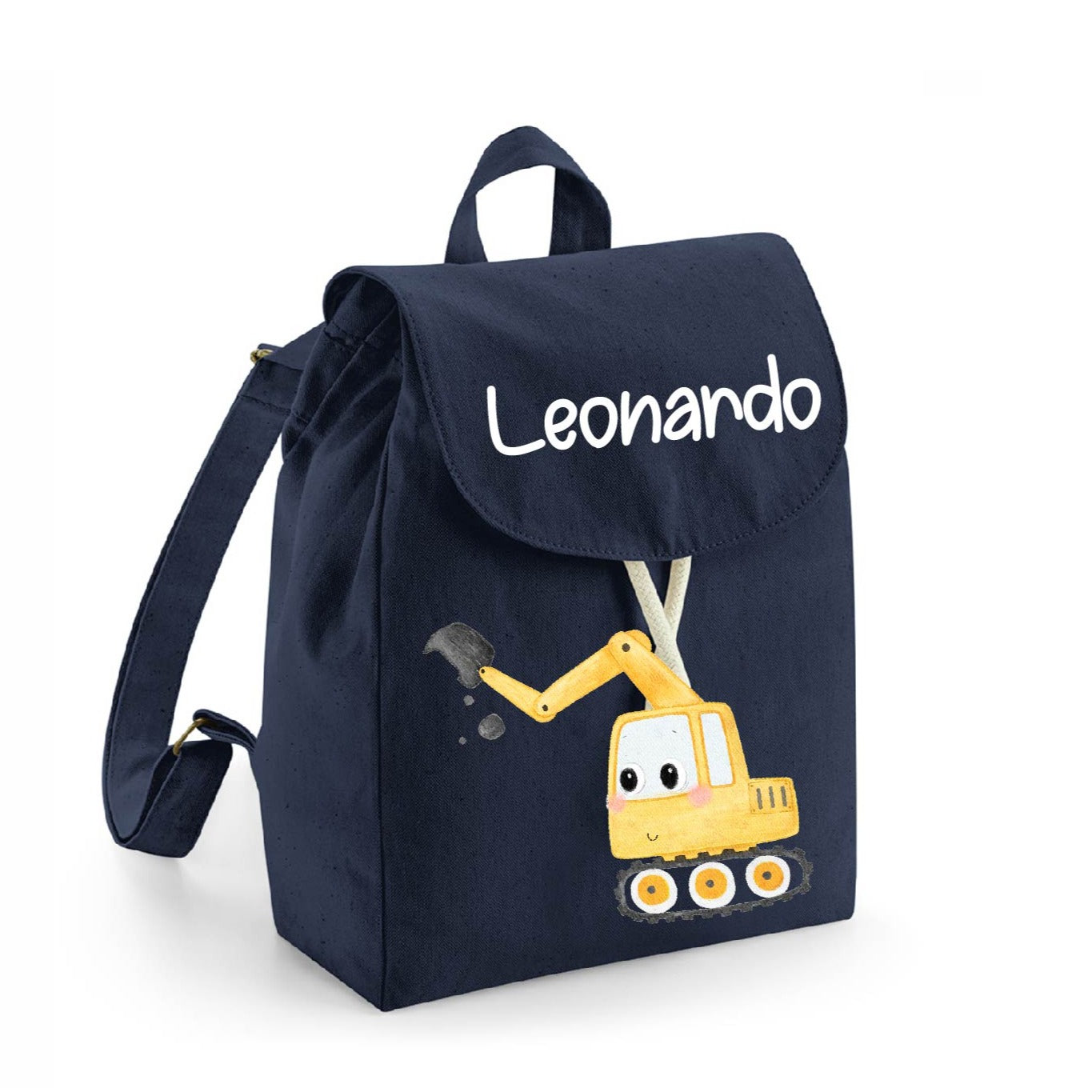 Mini Zaino in cotone Escavatore - Be Brave Boutique