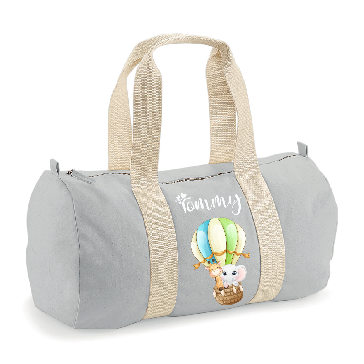 Borsone bambini in cotone organico Canvas Mongolfiera - Be Brave Boutique