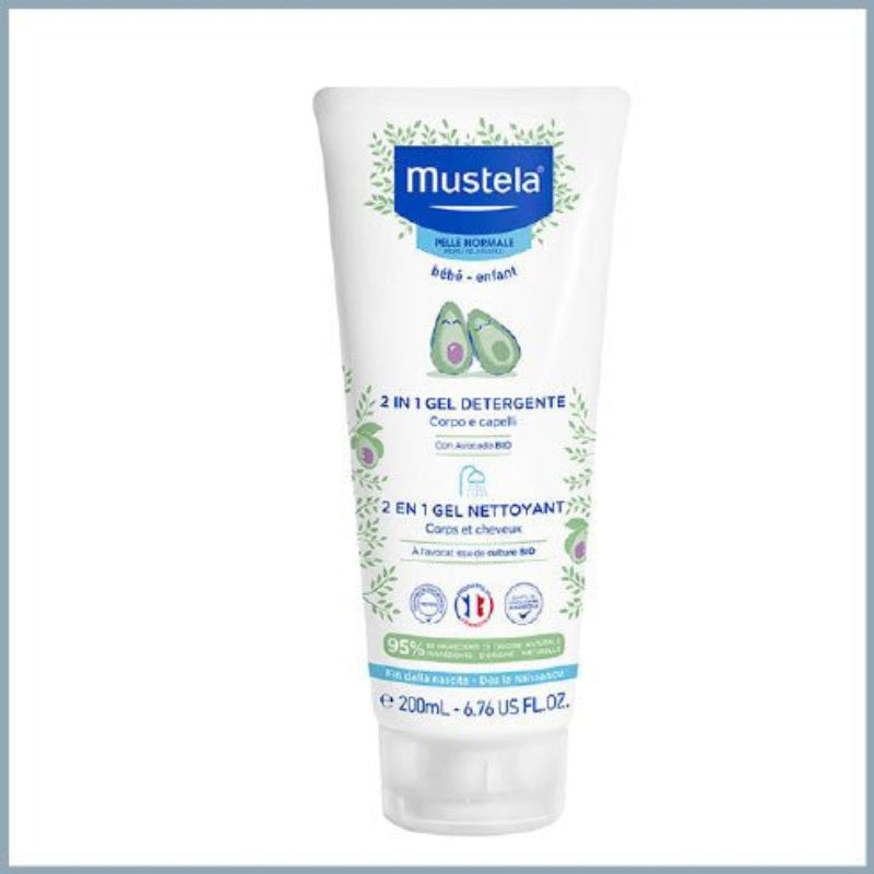 Gel Detergente Mustela 2 In 1 200ML - Be Brave Boutique