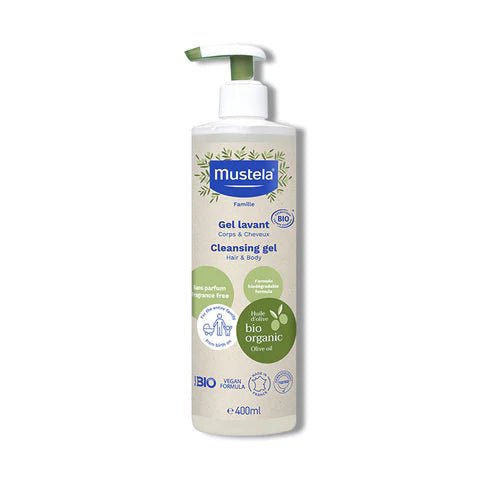 Gel detergente certificato bio Mustela - Be Brave Boutique