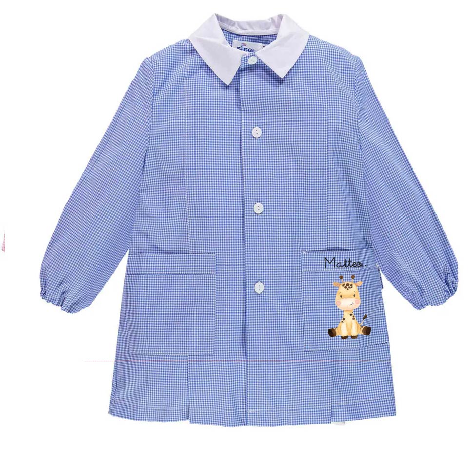 Grembiule Siggi Cucciolo di Giraffa Personalizzabile con nome - Be Brave Boutique