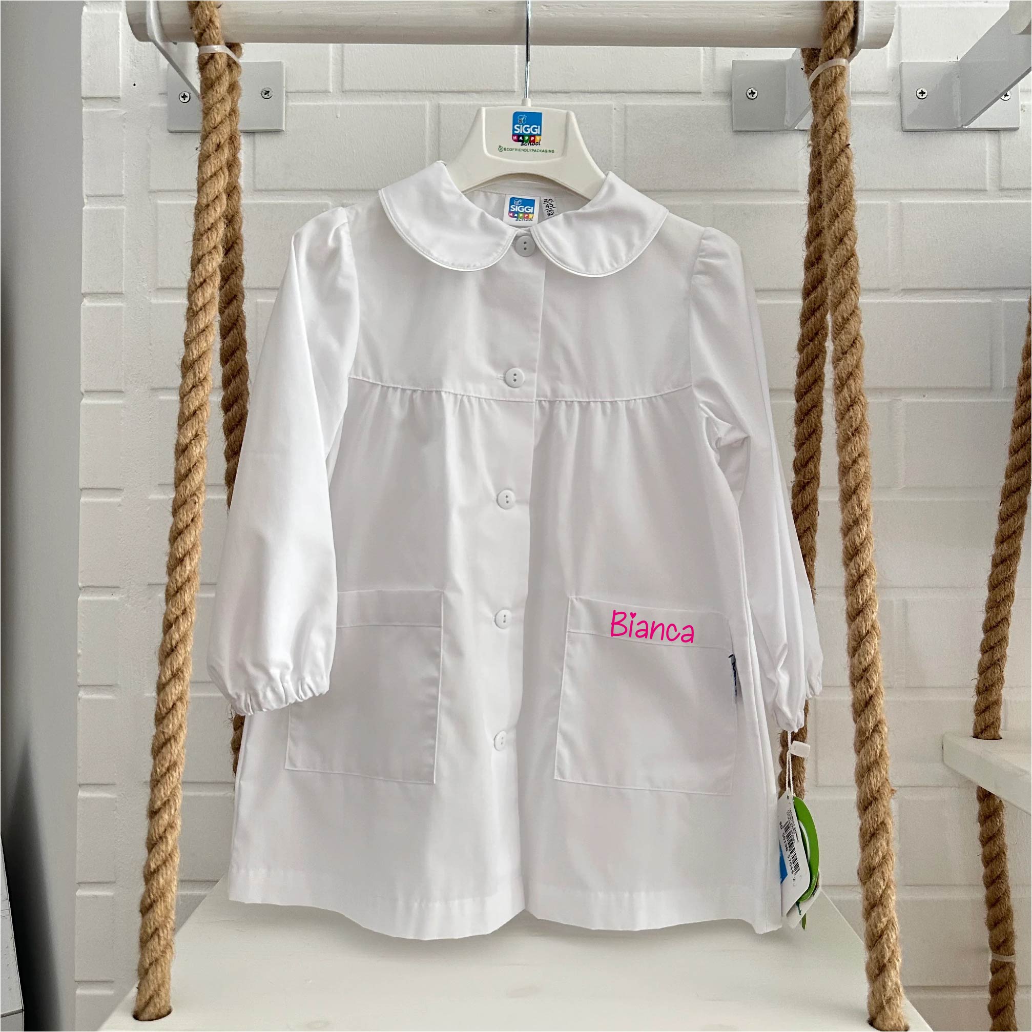 Grembiule Siggi Bimba Personalizzabile con nome - Be Brave Boutique