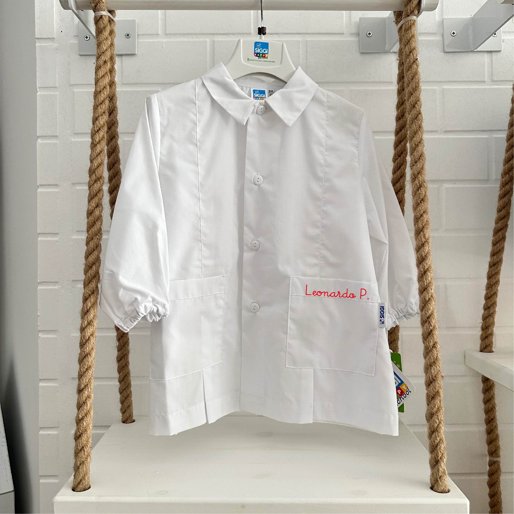 Grembiule Siggi Bimbo Personalizzabile con nome - Be Brave Boutique