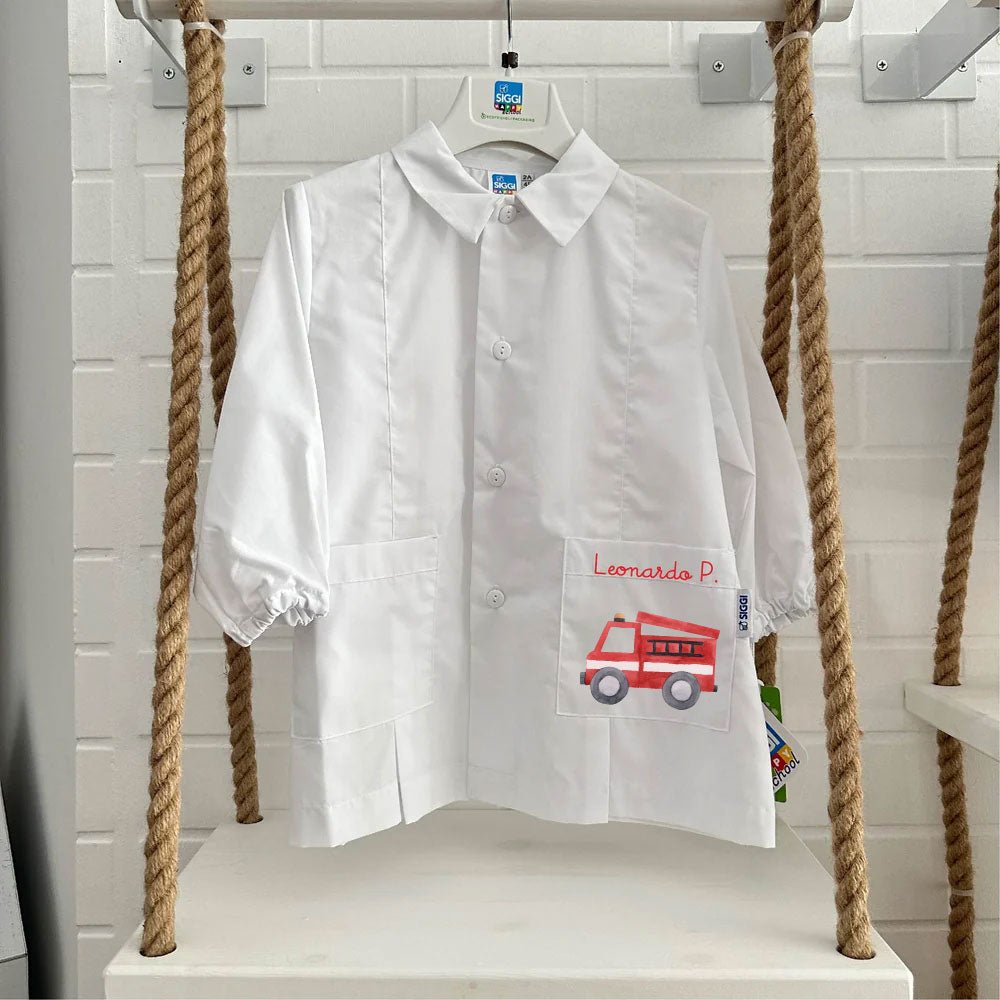 Grembiule Siggi Personalizzabile con nome Pompieri - Be Brave Boutique