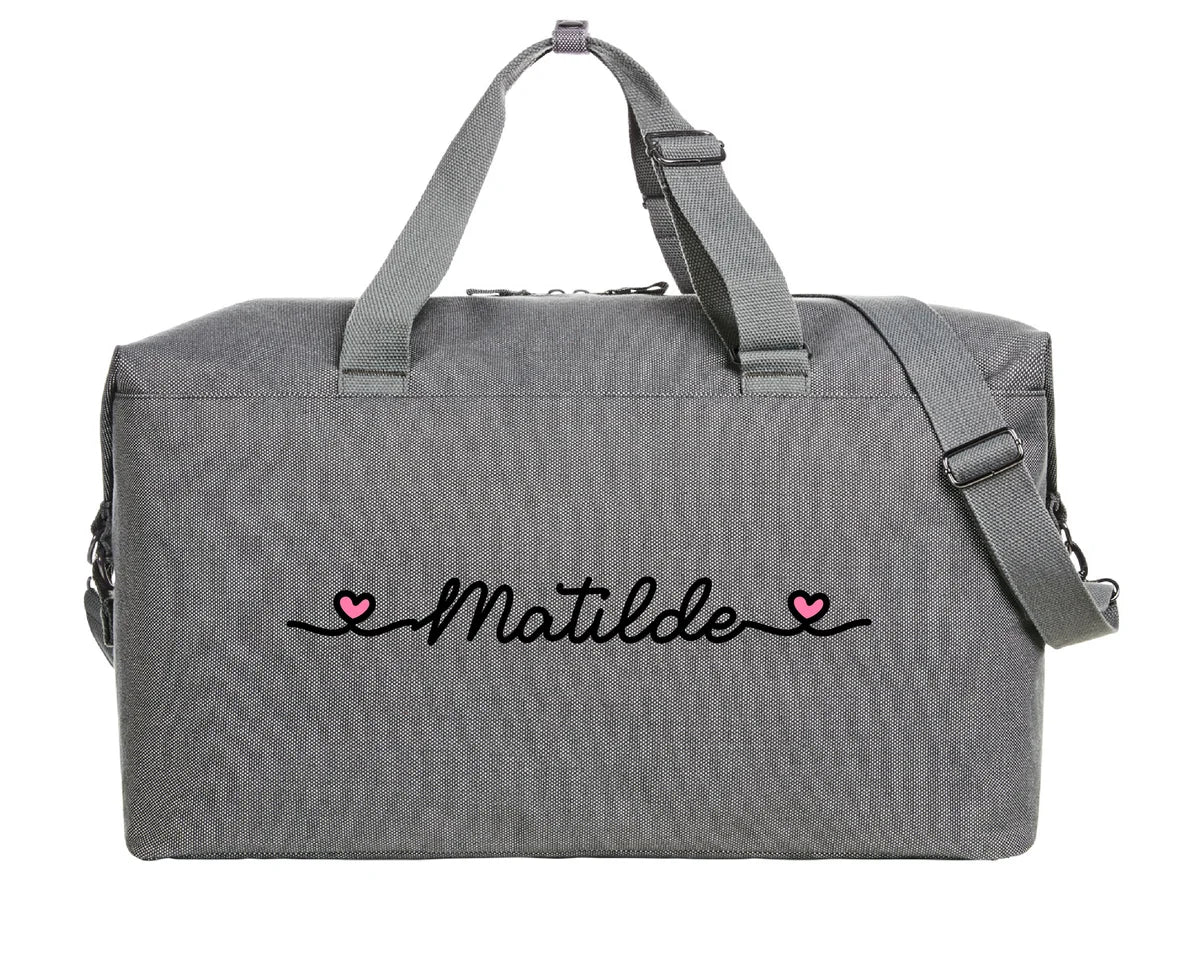 Personalized Mommy bag with name White/Pink