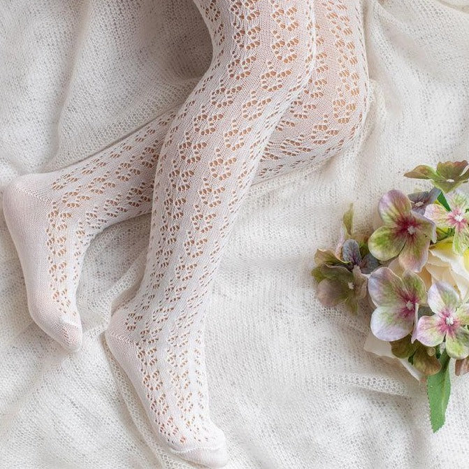 Collant traforati in cotone per bambini - Be Brave Boutique