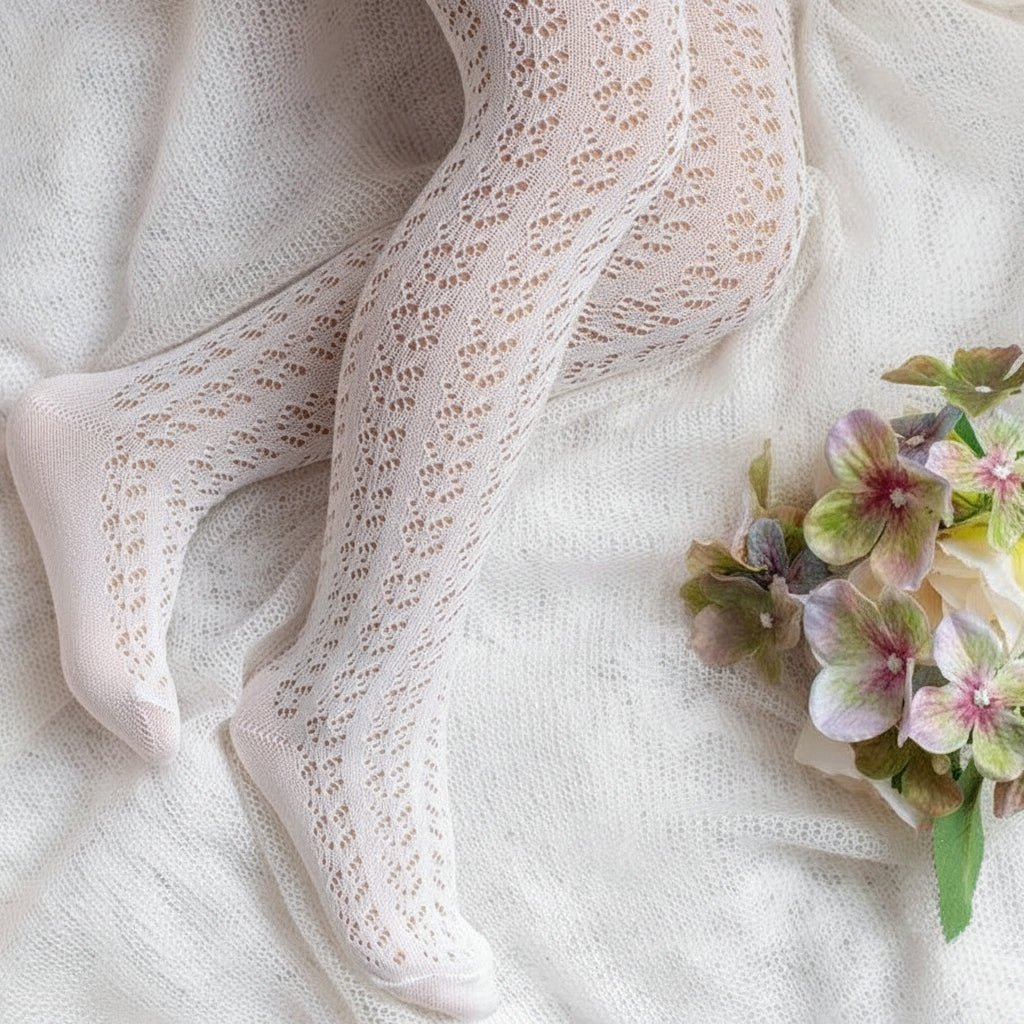 Collant traforati in cotone per bambini - Be Brave Boutique