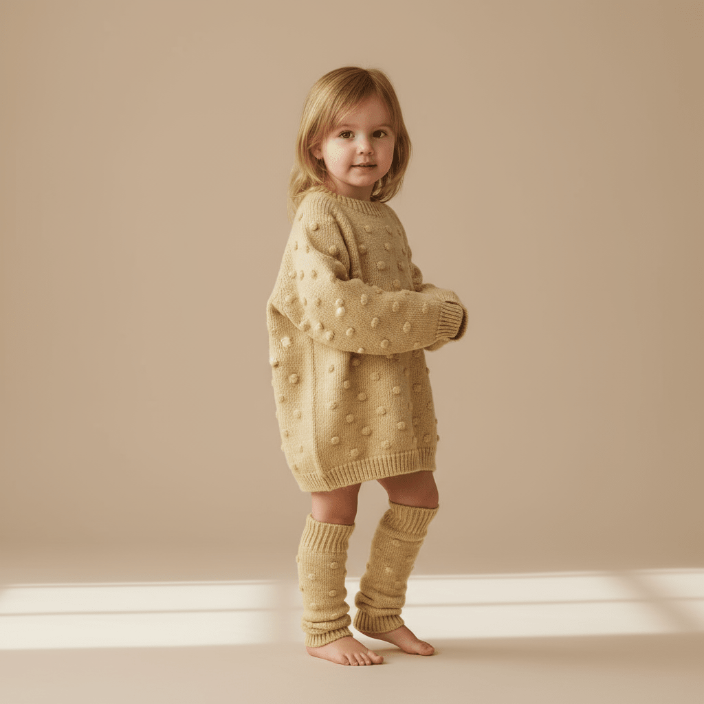 Maxi Pull con scalda muscoli in cotone LI&ME
